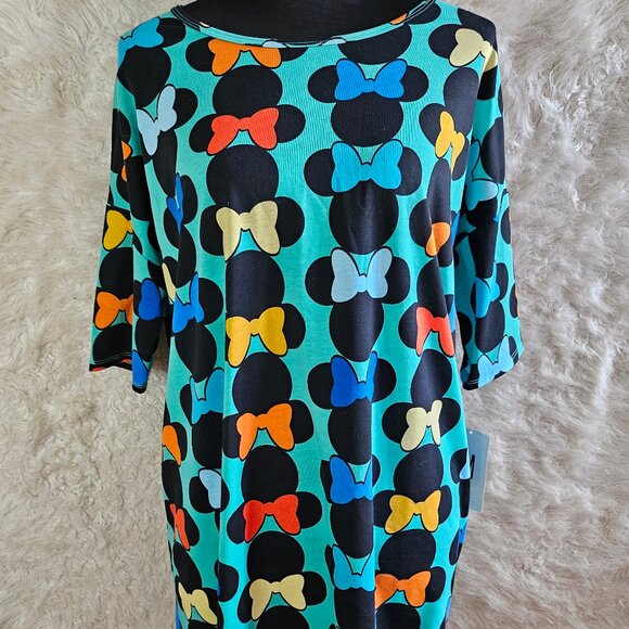 Lularoe Womens Disney Minnie Mouse “IRMA” Top Blouse Size M - Picture 1 of 10
